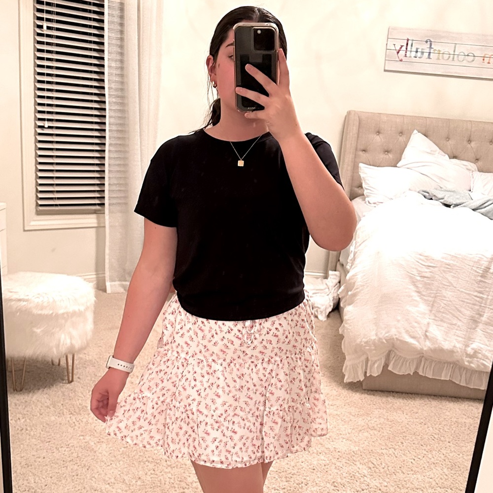 SHEIN Floral Mini Skirt